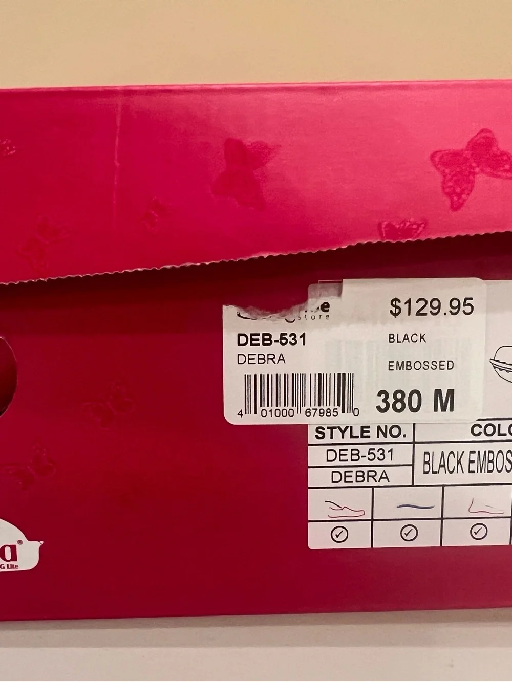 Alegria Debra - Women’s shoe Sz - 38 Black New in box, never worn